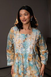CHAHAT - SET OF TWO IN YELLOW BLUE