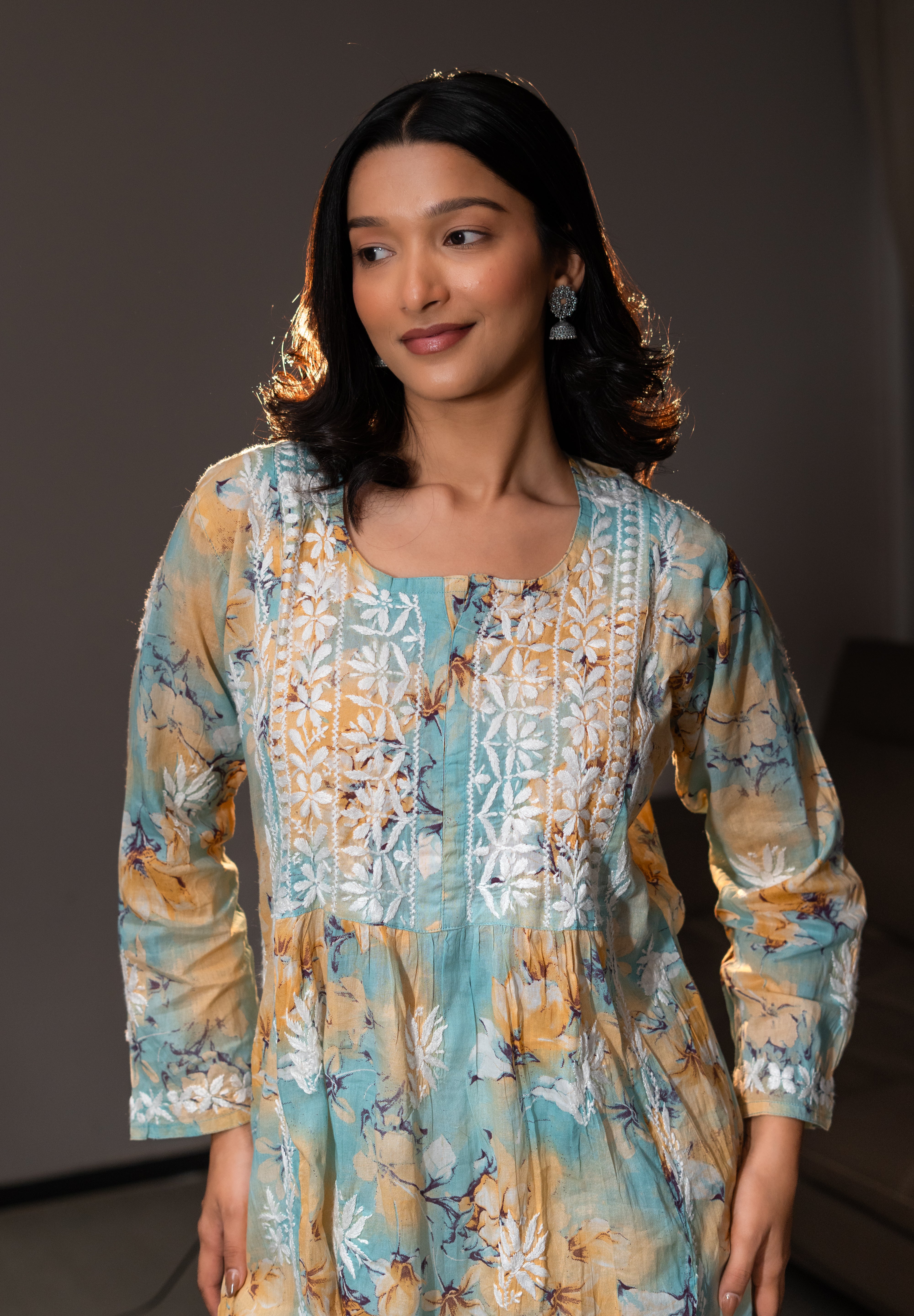 CHAHAT - SET OF TWO IN YELLOW BLUE