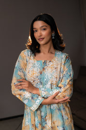 CHAHAT - SET OF TWO IN YELLOW BLUE