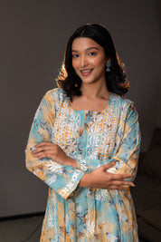 CHAHAT - SET OF TWO IN YELLOW BLUE