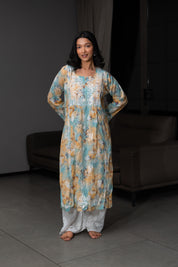 CHAHAT - SET OF TWO IN YELLOW BLUE