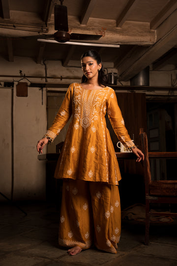 MIZBA CHIKANKARI SET OF THREE