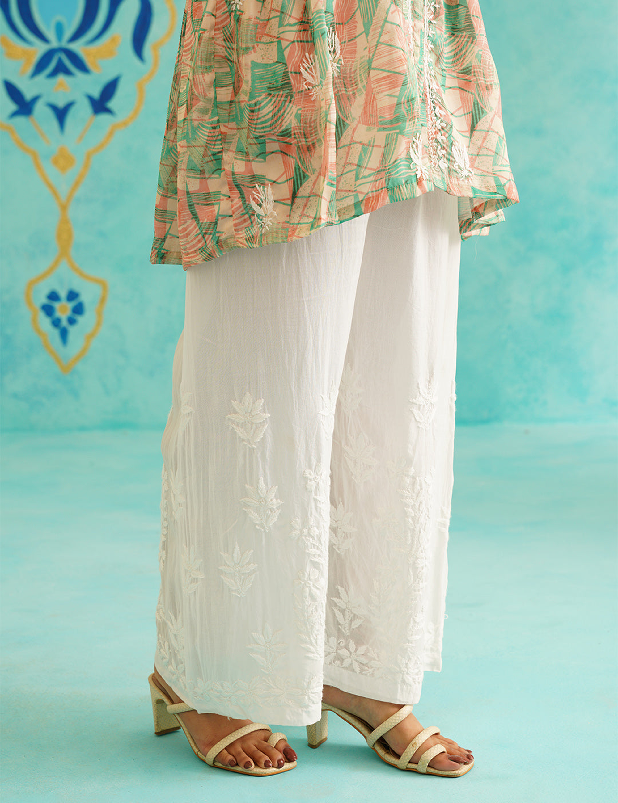 Modal Chikankari Palazzo
