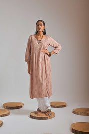 SHIVSHAKTI IN NISHAT - SET OF TWO WITH PALAZZO IN BROWN