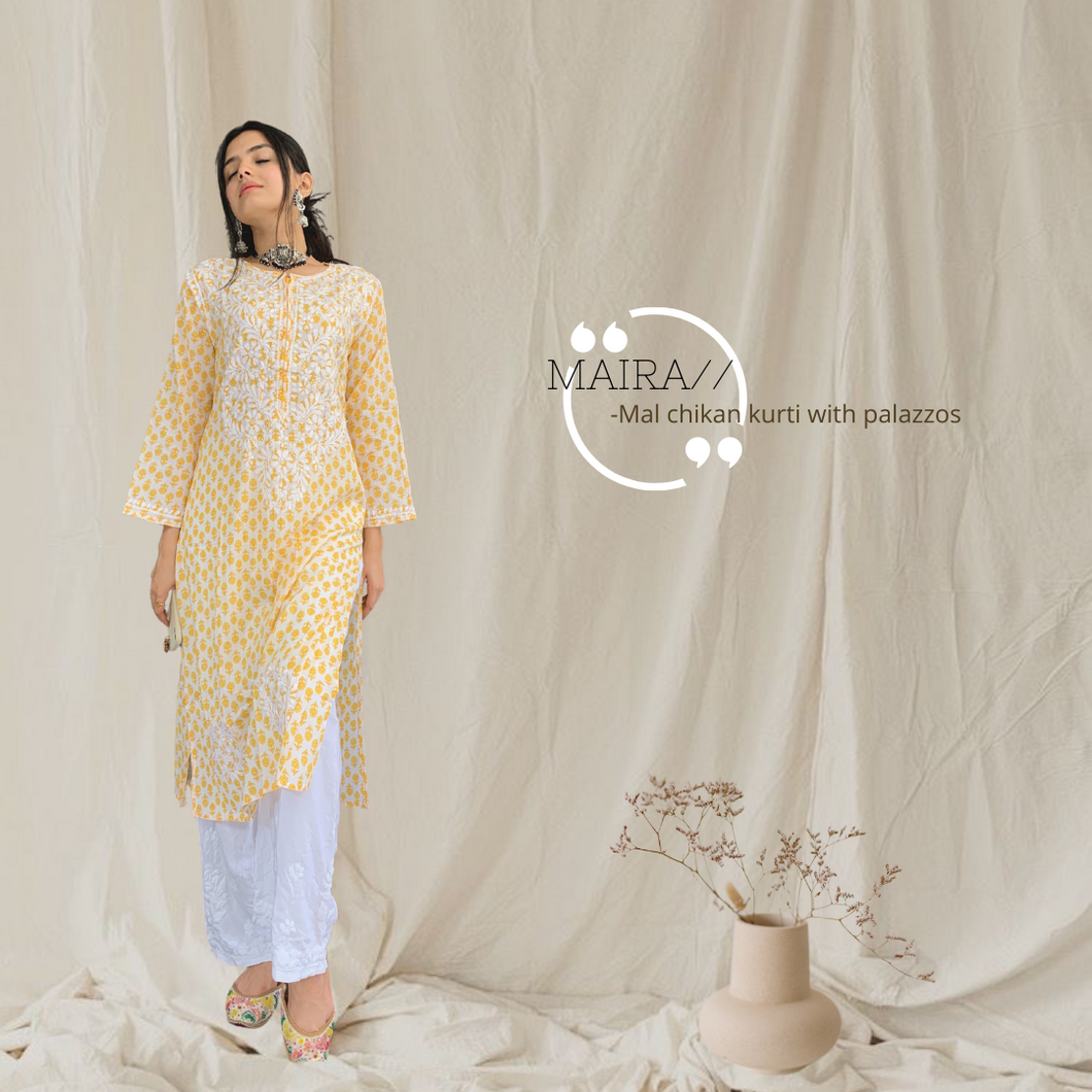 'MAIRA- set of 2 in yellow