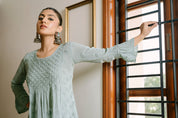 RIZAA FLARED SHORT KURTA