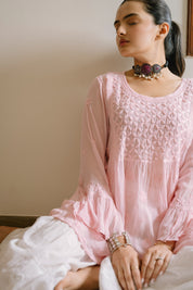 VANSHIKA GABA IN RIZAA FLARED SHORT KURTA
