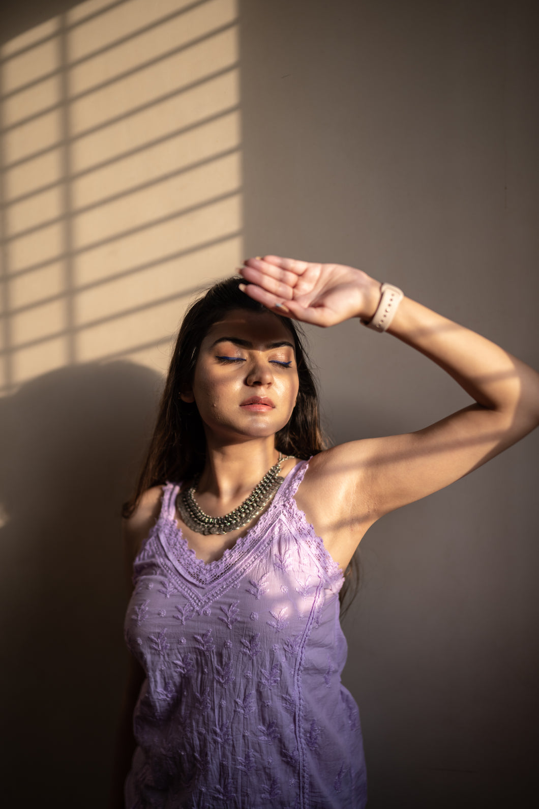 'ROOH' KURTI IN LILAC