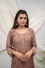 Load image into Gallery viewer, &#39;ARYA&#39; MUSLIN- SET OF 2 IN BROWN OMBRE
