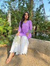 Load image into Gallery viewer, WHITE FLARED SHARARA BOTTOM (DYEABLE)
