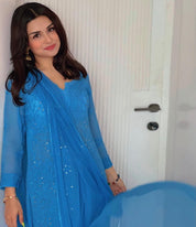 AVNEET KAUR IN 'NIKKHAT - SET OF 3 IN CHIKAN MUKAISH'