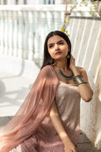 Load image into Gallery viewer, &#39;NOOR&#39; CHIKAN MUKAISH- SET OF 3 IN MAUVE OMBRE

