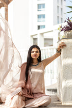 Load image into Gallery viewer, &#39;NOOR&#39; CHIKAN MUKAISH- SET OF 3 IN MAUVE OMBRE
