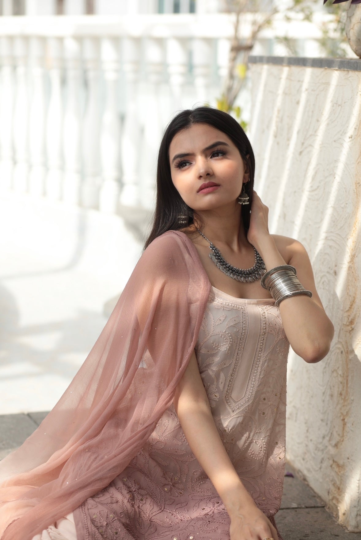 PALAK TIWARI IN OUR NOOR CHIKAN MUKAISH -SET OF 3