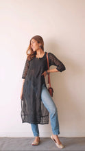 Load image into Gallery viewer, UPALINA IN &#39;BLACK CHIKAN KURTI&#39;

