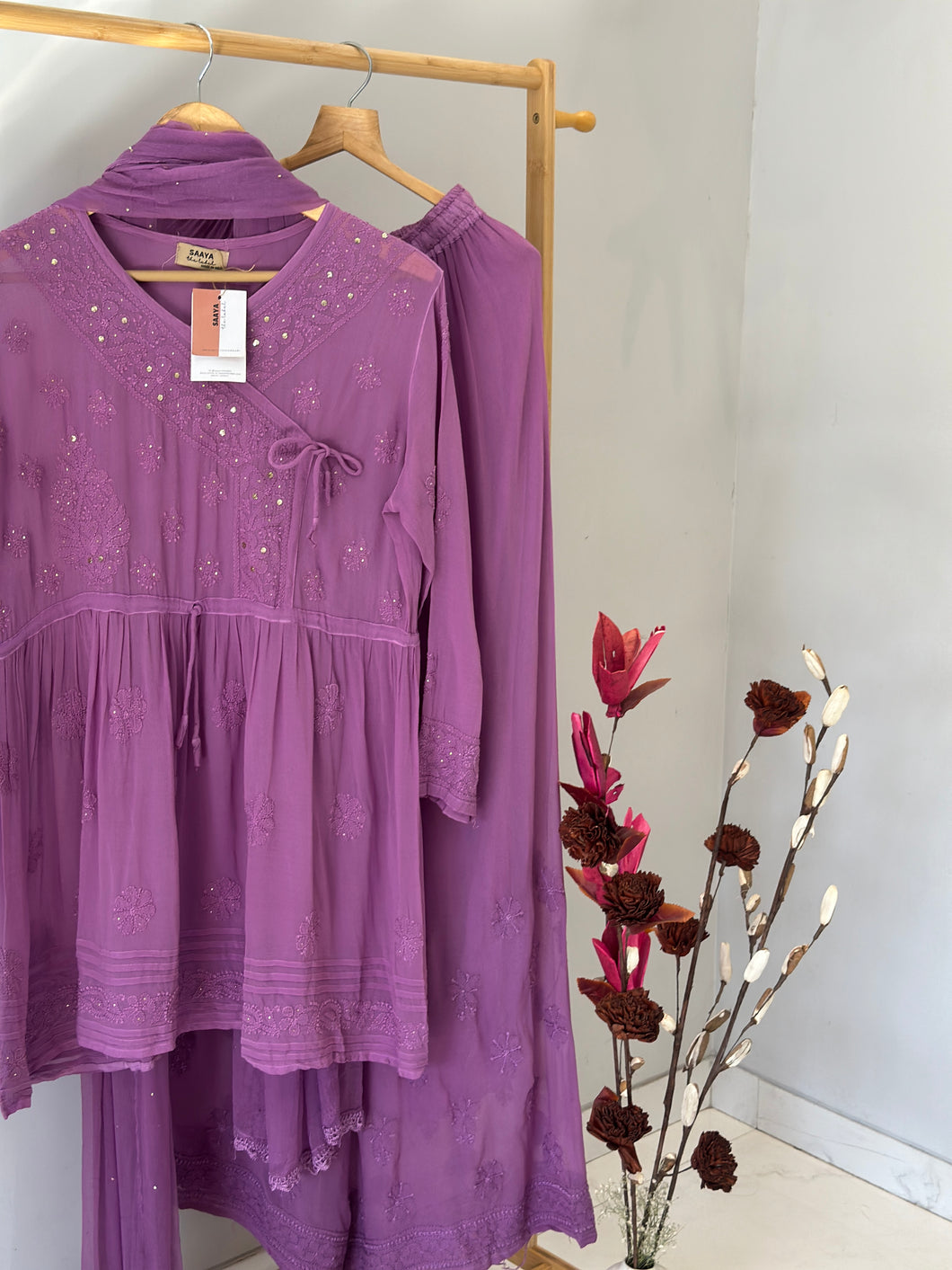 'ANGRAKHA'- SET OF 3 IN LILAC