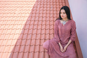 RASHAMI DESAI IN 'MEHER' SET OF KURTA AND PALAZZO IN MAUVE